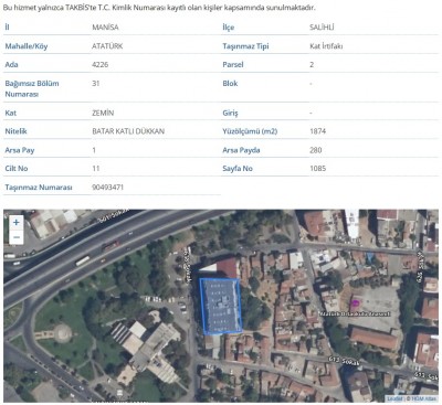 Manisa - Salihli de Satılık Batar katlı İşyeri